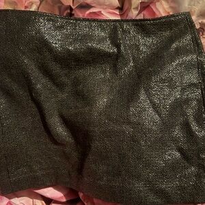 Joe Fresh Textured Black Skirt